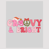 Groovy & Bright Christmas DTF Transfer - Hip Holiday Vibe