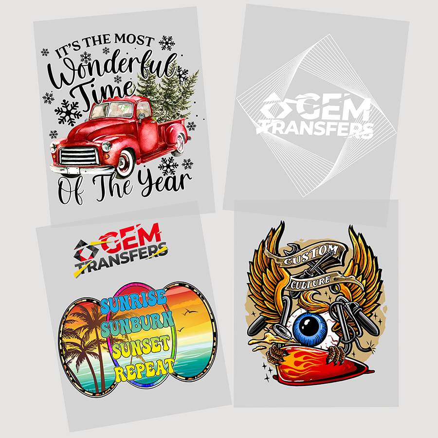 DTF Transfers Samples